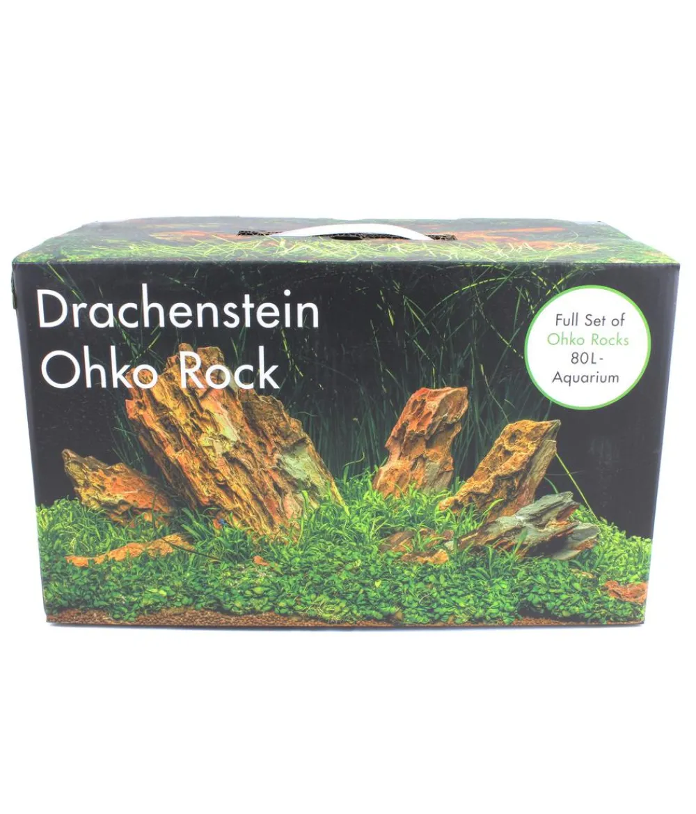aquadeco Deko - Deko-Set Drachenstein für 80 Liter Aquarium