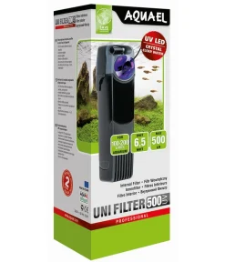 Aquael Filter - Aquarium Innenfilter Uni Filter UV 500 Power