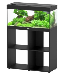 aquatlantis Aquarium Kombination Prestige 80, ca. B80/H113,5/T34,5 cm, 111 l Schwarz New