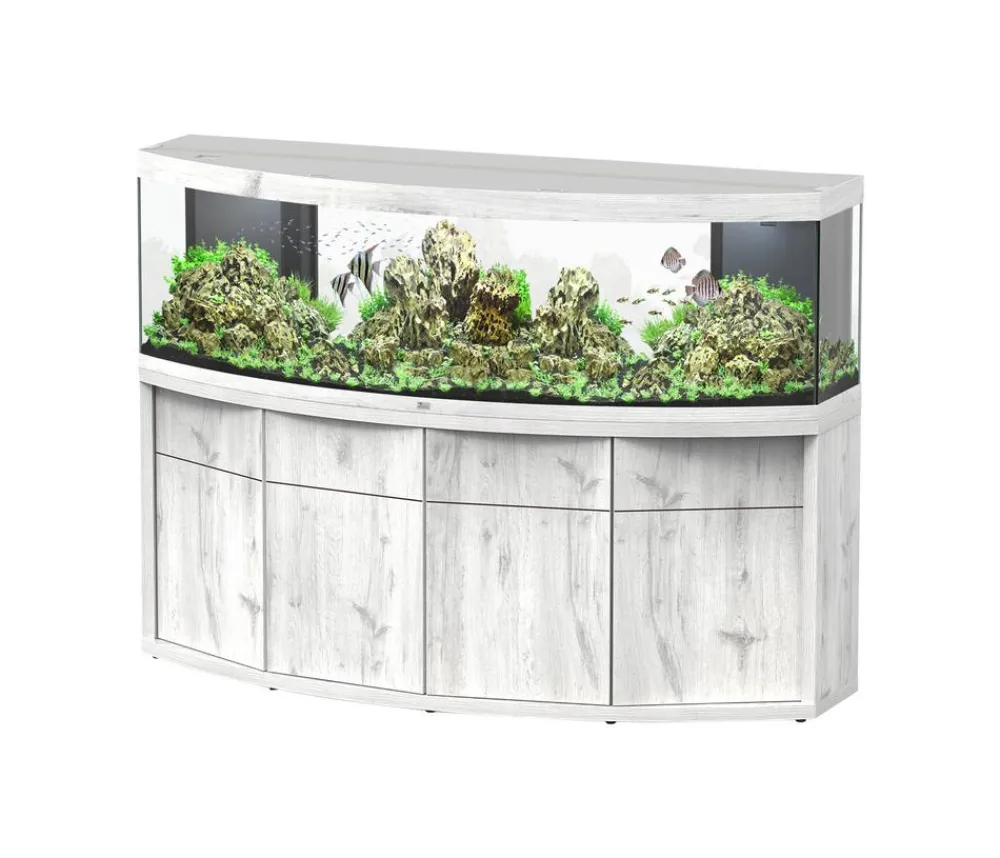 aquatlantis Aquarium Kombination Sublime Ultra Horizon 200, ca. B200,5/H143,9/T66,6 cm, 813 l Weiß Best