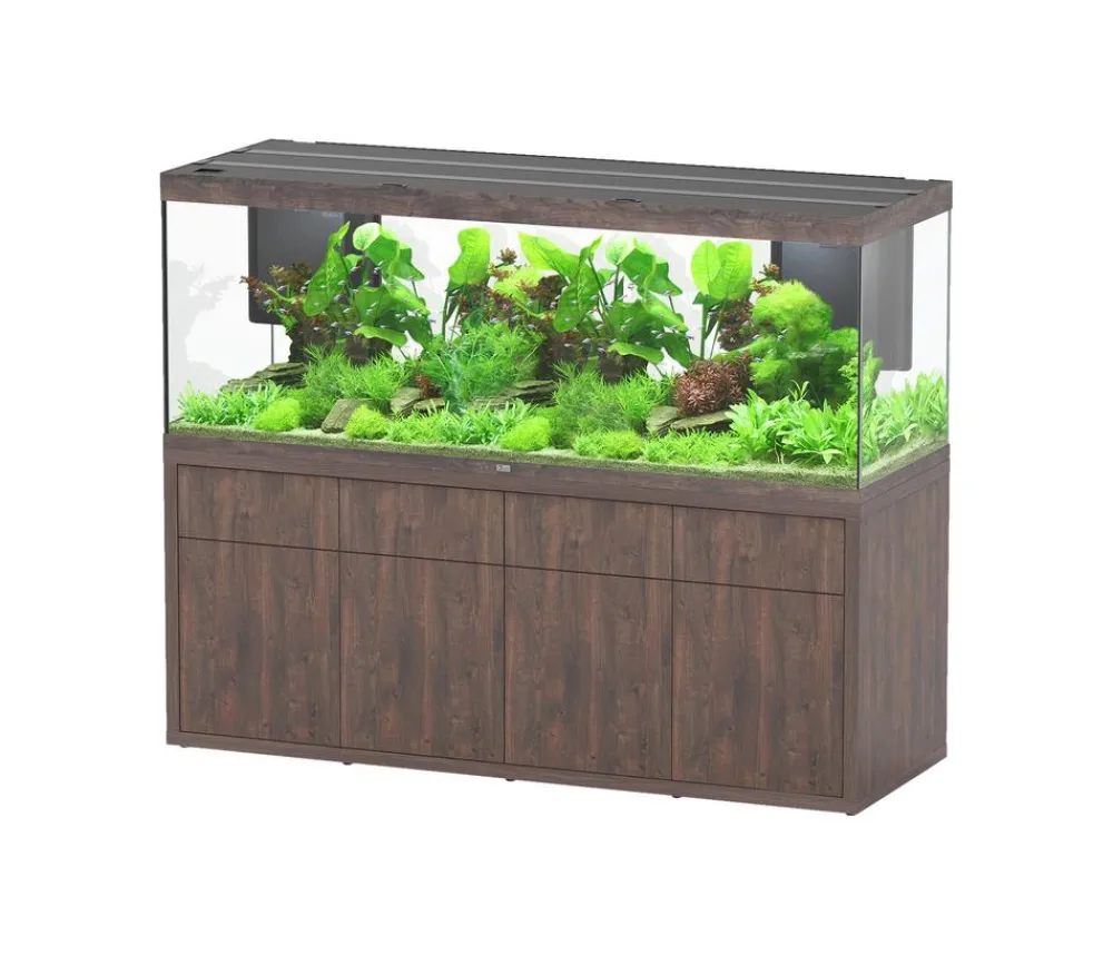 aquatlantis Aquarium Kombination Sublime Ultra 200x70, ca. B198,6/H157,4/T68,8 cm, 1016 l Dunkelbraun Discount