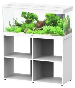 aquatlantis Aquarium Komplettsets - Aquarium Kombination Sublime Ultra 200x60, ca. B198,6/H152,2/T58,8 cm, 808 l Dunkelgrau