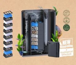 aquatlantis Aquarium Komplettsets > Aquarium Kombination Sublime Ultra 150x60, ca. B148,6/H157,2/T58,8 cm, 648 l