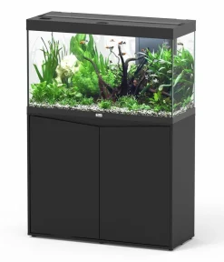 aquatlantis Aquarium Kombination Splendid Ultra 100, ca. B101,7/H143,9/T39,9 cm, 247 l Schwarz New