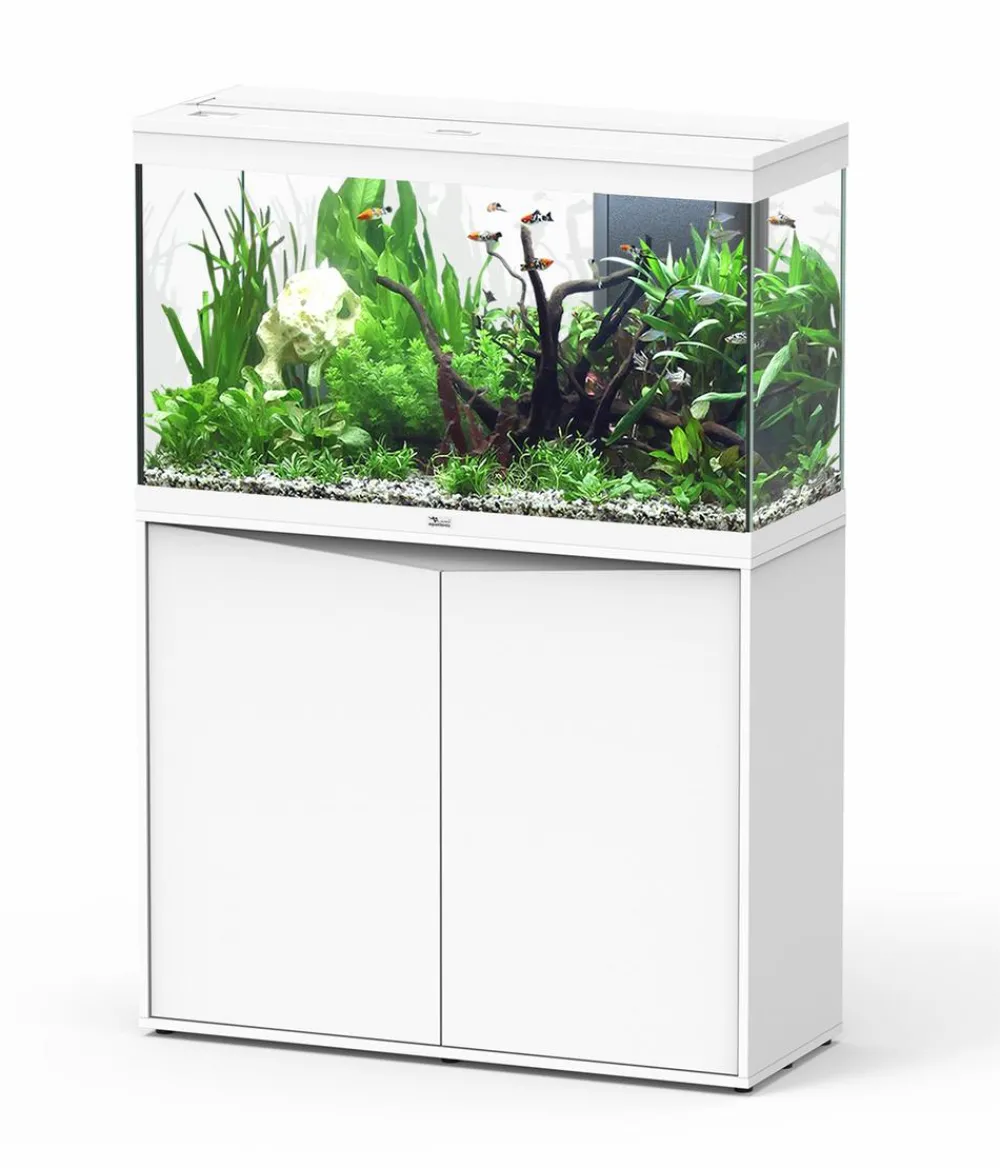 aquatlantis Aquarium Kombination Splendid Ultra 100, ca. B101,7/H143,9/T39,9 cm, 247 l Weiß