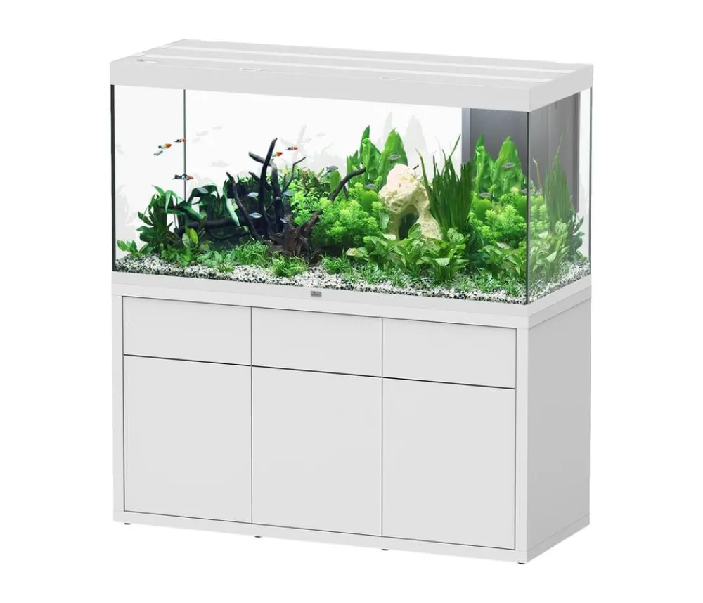 aquatlantis Aquarium Kombination Sublime Ultra 150x60, ca. B148,6/H157,2/T58,8 cm, 648 l Weiß Sale
