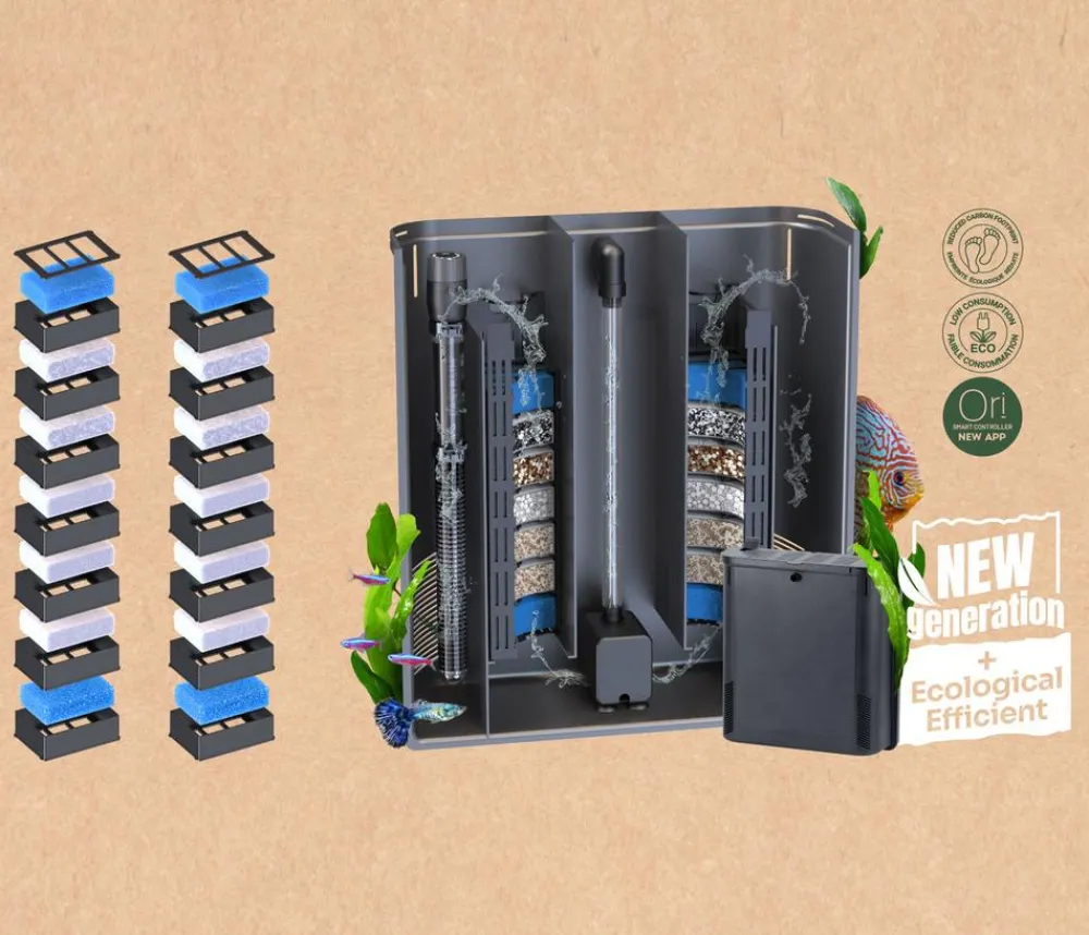 aquatlantis Aquarium Komplettsets - Aquarium Kombination Sublime Ultra Horizon 150, ca. B150,3/H143,9/T53,9 cm, 491 l Dunkelbraun