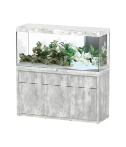 aquatlantis Aquarium Kombination Sublime Ultra 150x50, ca. B148,6/H152,2/T48,8 cm, 501 l Hellgrau Best