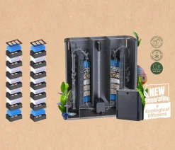 aquatlantis Aquarium Kombination Sublime Ultra 120x50, ca. B118,6/H152,2/T48,8 cm, 400 l Weiß Discount