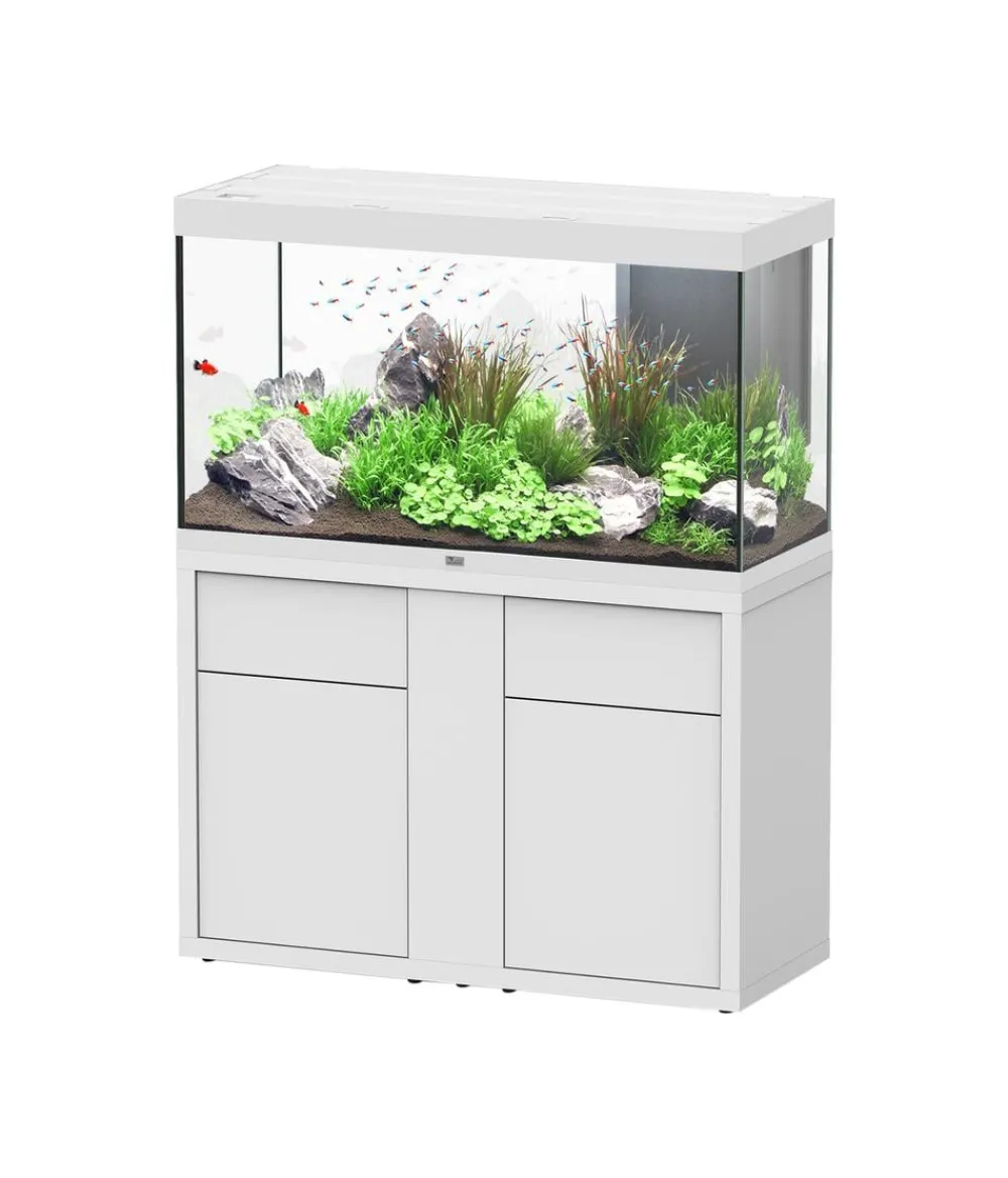 aquatlantis Aquarium Kombination Sublime Ultra 120x50, ca. B118,6/H152,2/T48,8 cm, 400 l Weiß Discount