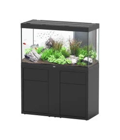aquatlantis Aquarium Komplettsets - Aquarium Kombination Sublime Ultra 120x50, ca. B118,6/H152,2/T48,8 cm, 400 l Schwarz