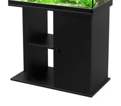 aquatlantis Aquarium Schrank Style LED 80x35cm 2.0 Schwarz New