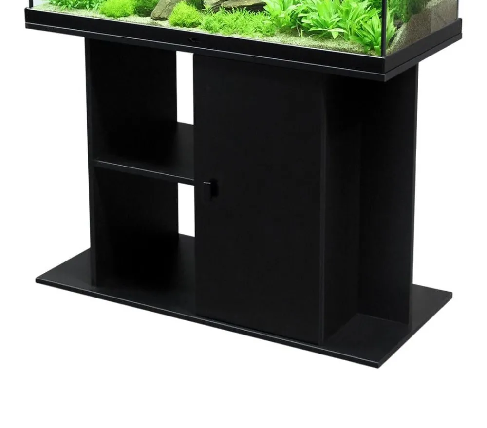 aquatlantis Möbel - Aquarium Schrank Style LED 100x40cm 2.0 Schwarz