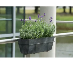 Artstone Kunststoff-Blumenkasten Ella Schwarz Best