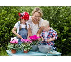 Artstone Blumenampeln & -Schalen - Kunststoff-Hängeampel Fiona, rund, Ø 25 cm Grau