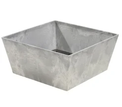 Artstone Blumenampeln & -Schalen > Kunststoff-Schale Ella, quadratisch