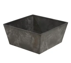 Artstone Kunststoff-Schale Ella, quadratisch Schwarz New