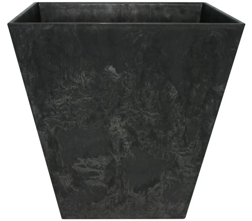 Artstone Kunststoff-Topf Ella Schwarz Discount