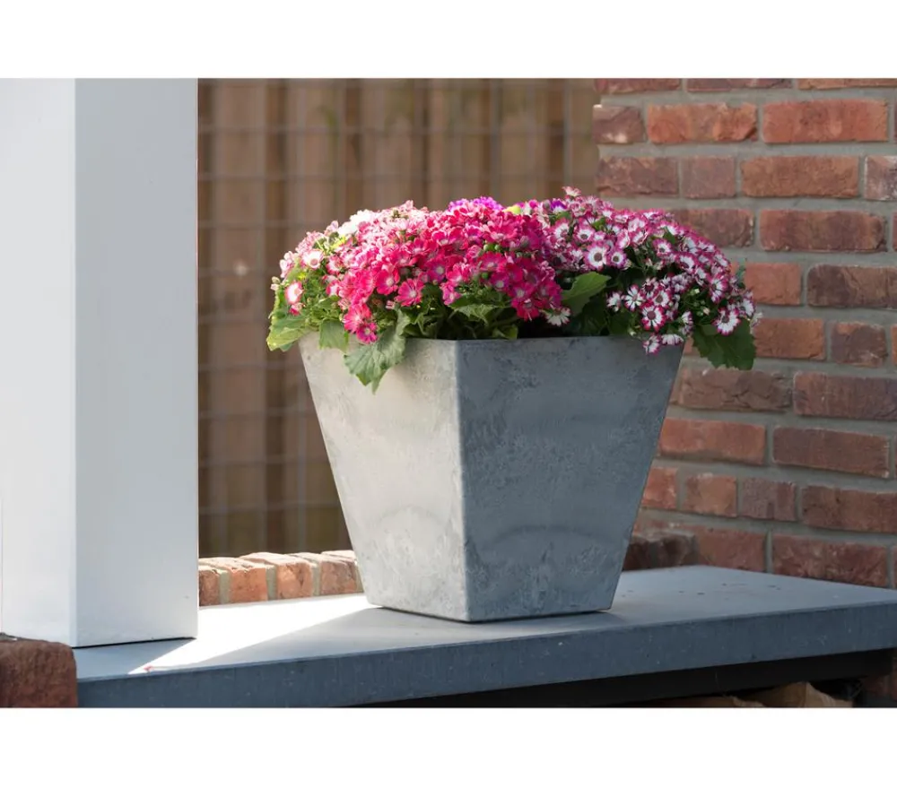 Artstone Kunststoff-Topf Ella Grau Discount