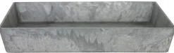 Artstone Blumentopf Untersetzer - Kunststoff-Untersetzer Ella Grau