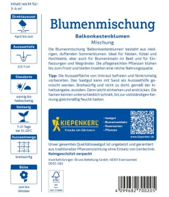 Nebelung/Kiepenkerl Balkonkasten-Blumen Mix, Saatgut von Kiepenkerl Bunt Discount