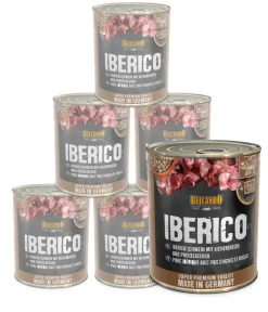 BELCANDO® Nassfutter Hund > Nassfutter für Hunde Adult, Iberico Schwein mit Kichererbsen & Preiselbeeren