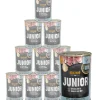 BELCANDO® Nassfutter Hund - Nassfutter für Hunde Junior, Geflügel & Ei, 12 x 400 g