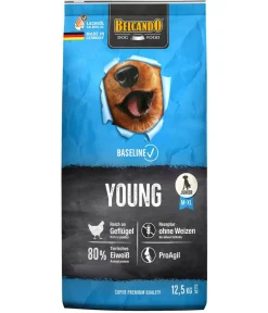 BELCANDO® Trockenfutter Hund > Trockenfutter für Hunde Baseline Young, Junior, Geflügel, 12,5 kg