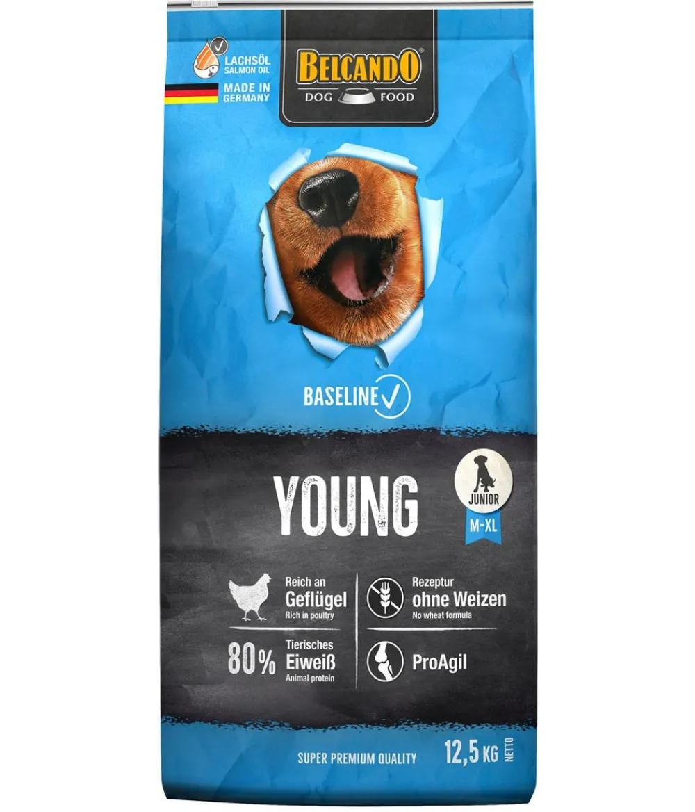 BELCANDO® Trockenfutter Hund > Trockenfutter für Hunde Baseline Young, Junior, Geflügel, 12,5 kg