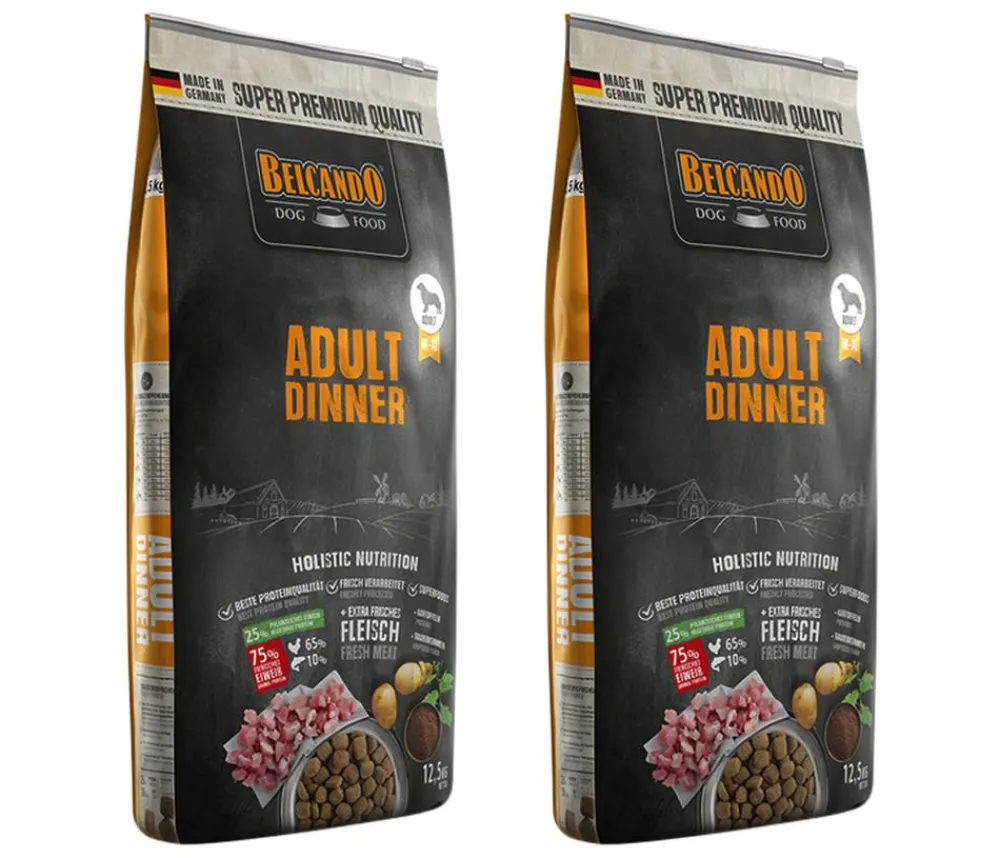 BELCANDO® Trockenfutter Hund - Trockenfutter für Hunde Dinner Adult