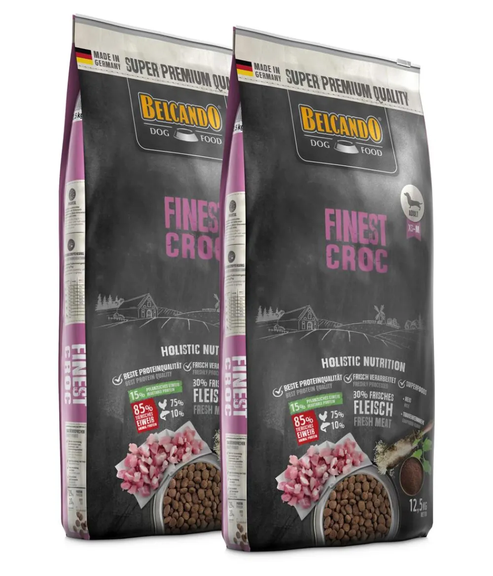 BELCANDO® Trockenfutter Hund - Trockenfutter für Hunde Finest Croc