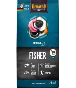 BELCANDO® Trockenfutter Hund - Trockenfutter für Hunde Baseline Fisher Adult, Geflügel & Fisch, 12,5 kg