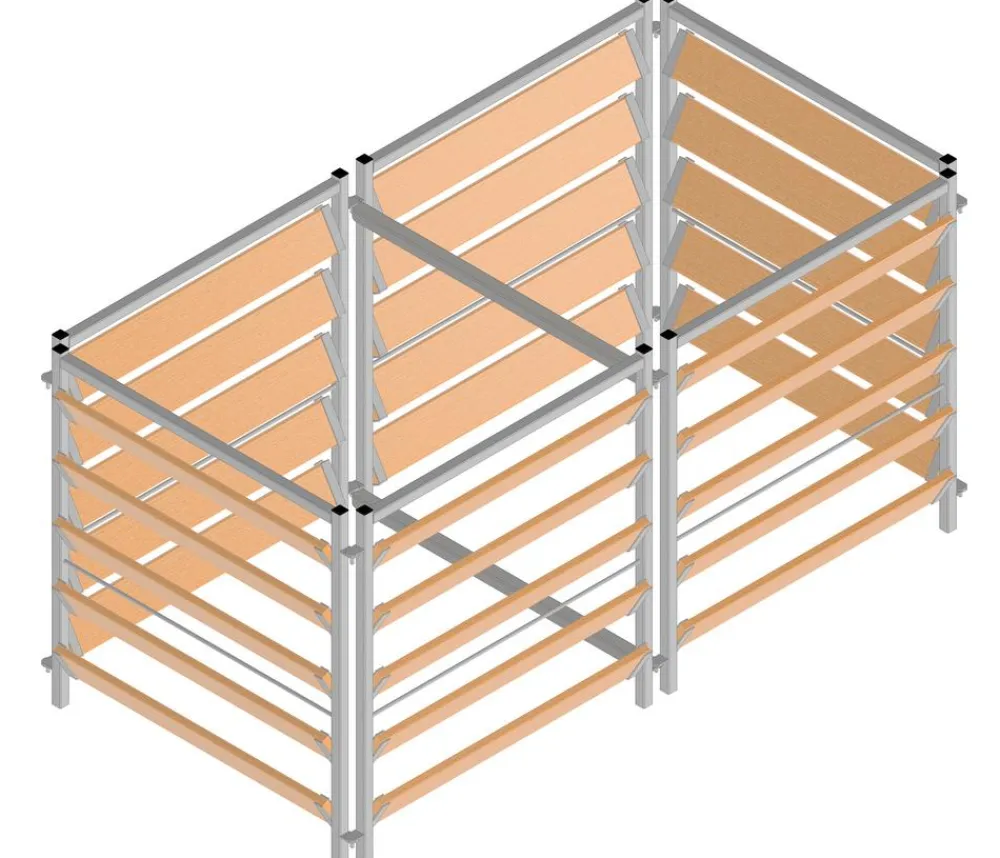 Bellissa Erweiterungsset Komposter, ca. B102/H5,4/T100 cm Clearance