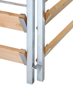 Bellissa Komposter & Abfallbehälter - Kompostersilo Metall/Holz, ca. B100/H100/T100 cm