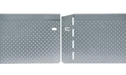 Bellissa Rasenkante mit Noppenstruktur, ca. B118/H13 cm Silber Discount