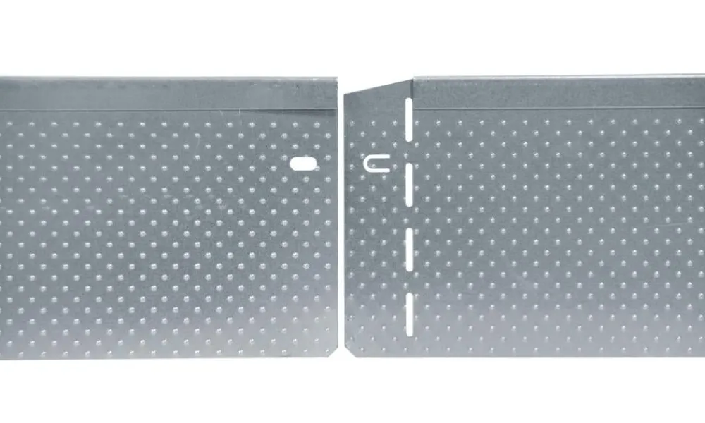 Bellissa Rasenkante mit Noppenstruktur, ca. B118/H13 cm Silber Discount
