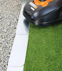 Bellissa Mähkanten & Beetkanten > Rasenkante verzinkt für Mähroboter, 2er Set