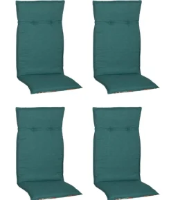 beo Hochlehnerauflage, petrol, 4er-Set Türkis Clearance