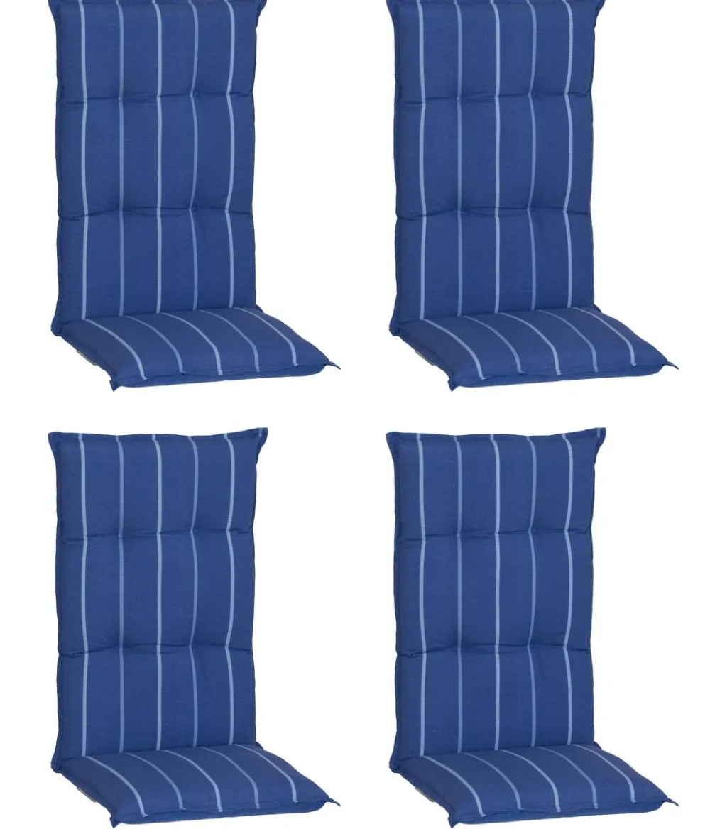 beo Hochlehnerauflage Tovarnik, 4er-Set Blau Best