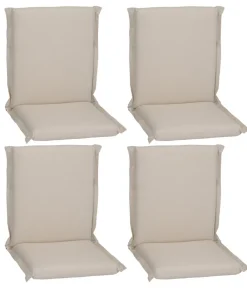beo Sitzauflagen - Niederlehnerauflage Aurich, 4er-Set Beige