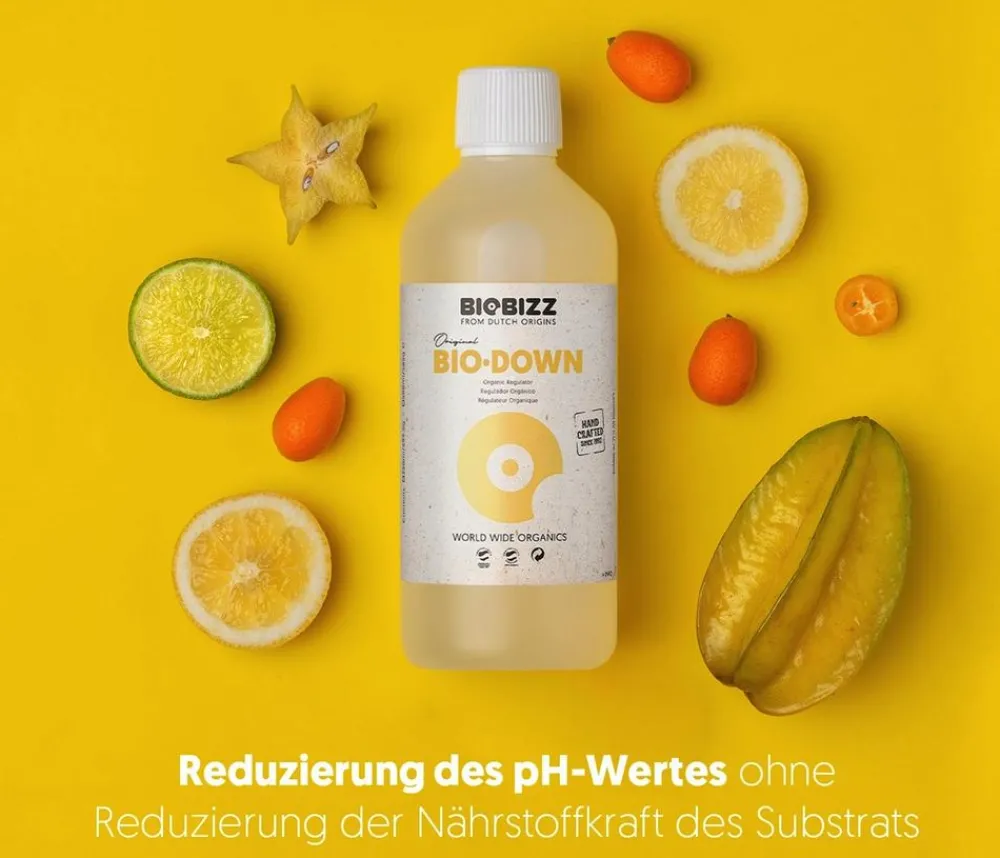 BioBizz® Spezialdünger|Bio-Dünger > Bio-Down pH-Regulator pH-, flüssig, 250 ml
