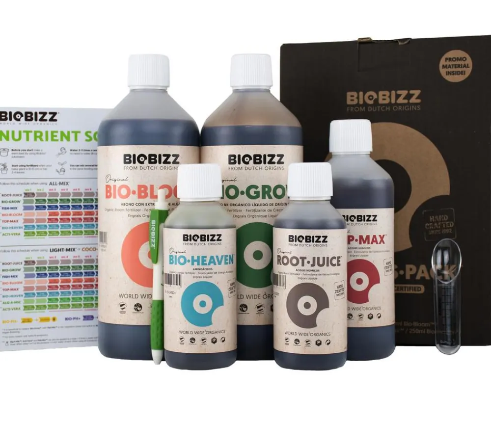 BioBizz® Universaldünger - Flüssigdünger Starter-Set inkl. Messhilfe, 5-teilig
