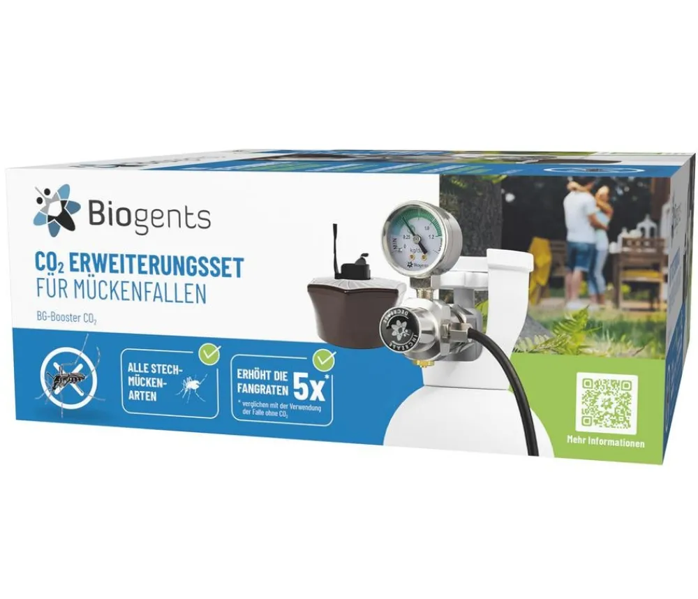 Biogents Schädlingsbekämpfungsmittel|Insektenschutz & Fallen - CO2 Aufrüst-Set für BG-Mosquitaire Mückenfalle, 1 Stk.