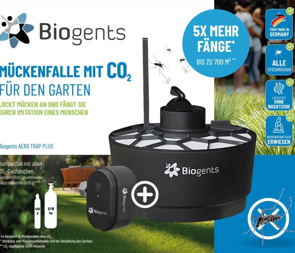 Biogents Schädlingsbekämpfungsmittel - Mückenfalle AERO TRAP PLUS, 1 Stk.