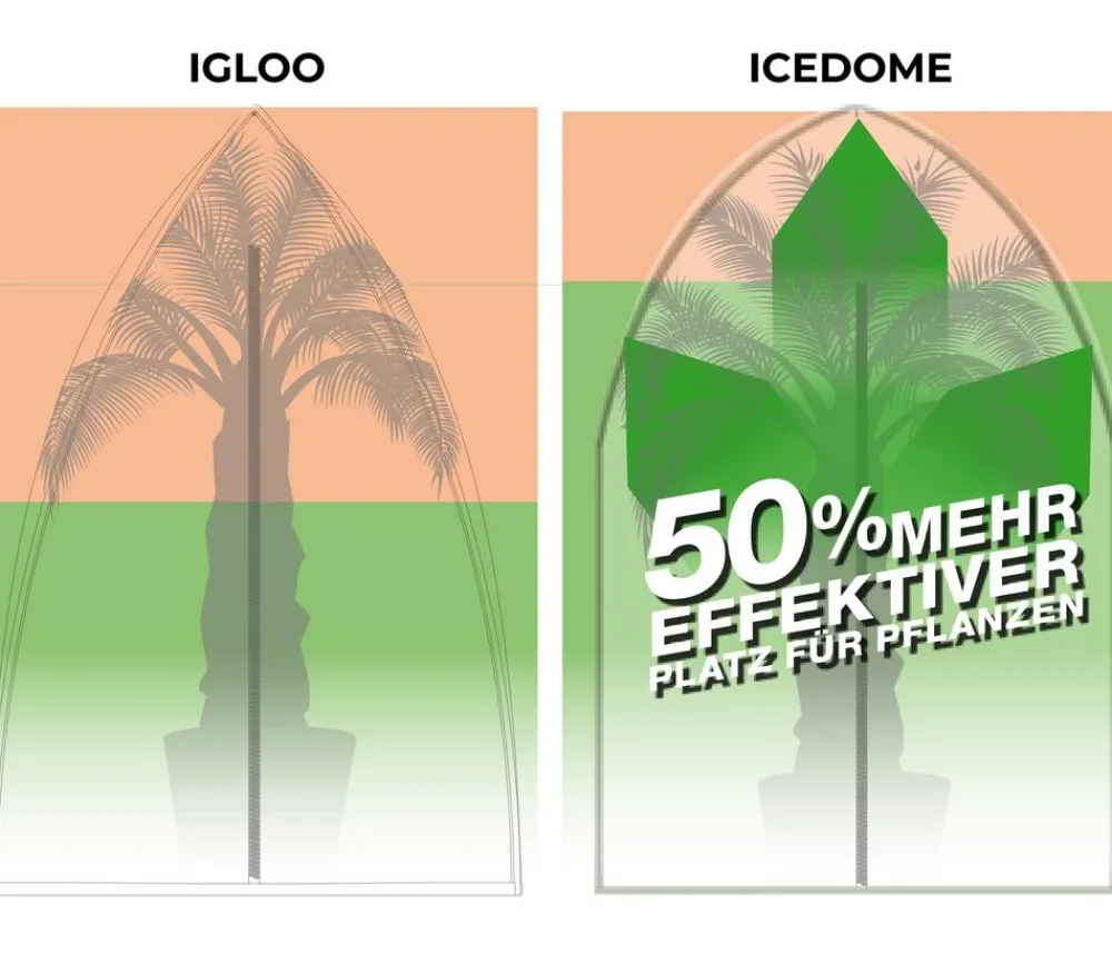 Bio Green Überwinterungszelt Ice Dome, , ca. B120/H183/T120 cm Outlet
