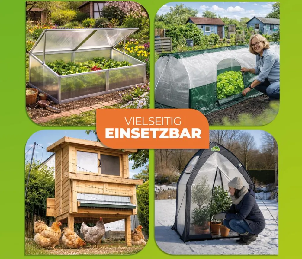 Bio Green Elektro-Gewächshausheizung 135 W mit integriertem Thermostat, ca. B100/H5/T5 cm Grün Sale
