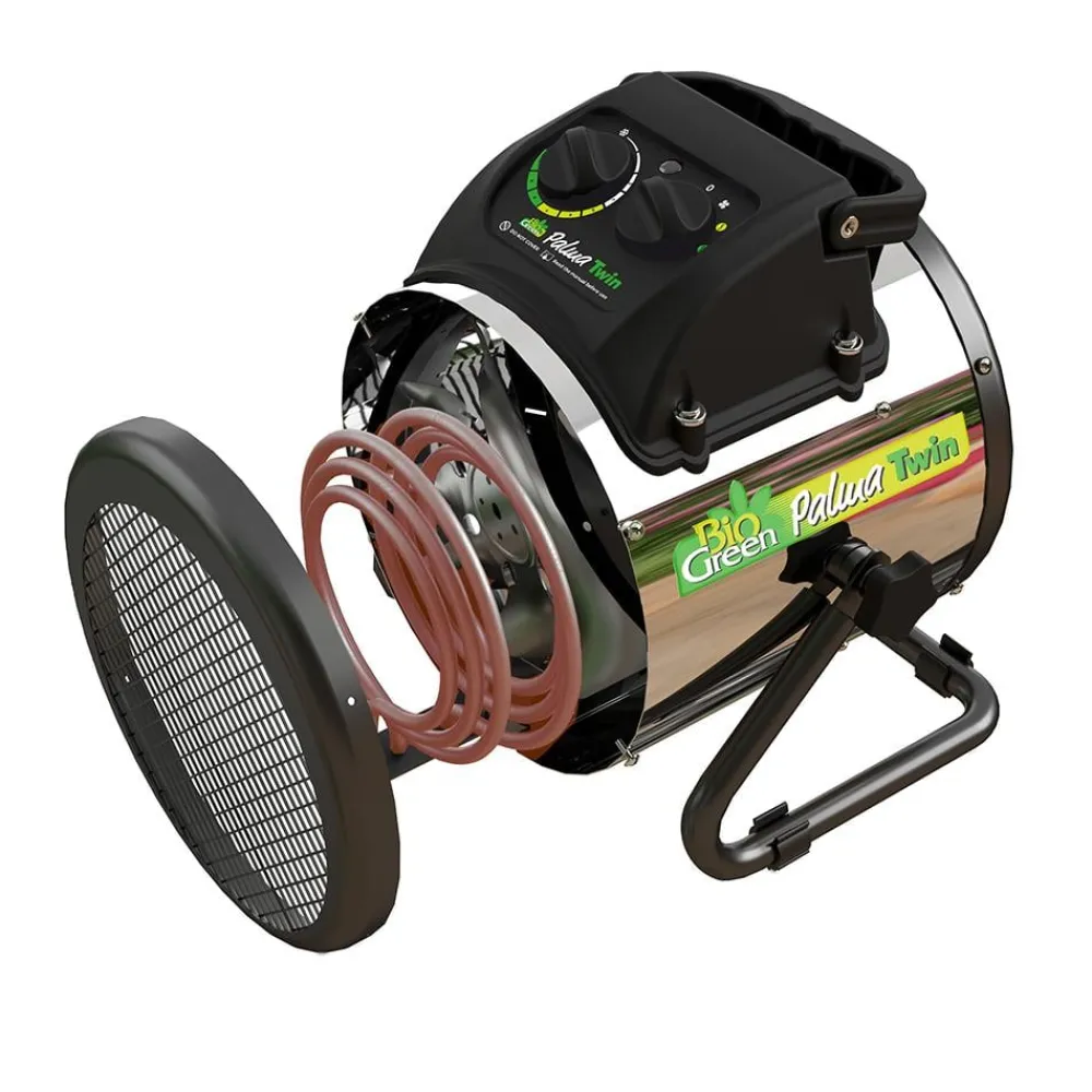 Bio Green Gewächshaus-Heizung Palma Twin Digital, ca. B21/H30/T25 cm Schwarz Sale