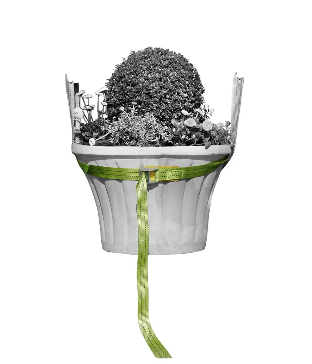 Bio Green Mehr Blumentopfzubehör - Tragegurt für Kübelpflanzen, , ca. L250/B3,5 cm Grün