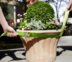 Bio Green Mehr Blumentopfzubehör - Tragegurt für Kübelpflanzen, , ca. L250/B3,5 cm Grün