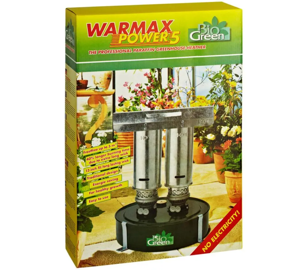 Bio Green Warmax Power 5 Gewächshausheizer Grün Clearance